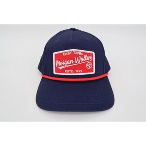 Morgan Wallen Official Tour Merchandise Navy Rope Trucker Hat Tennessee